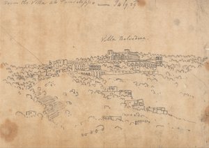 Desde la Villa en Posillipo, 29 de Julio de John Robert Cozens